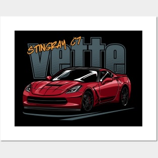 Stingray C7 Posters and Art